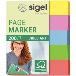 Sigel, Haftnotiz, Haftnotizen Brillant (50 x 12 mm) Sigel, Haftnotiz, Haftnotizen Brillant (50 x 12 mm)