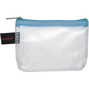 Foldersys, Mappe, Reissverschlussbeutel A7 transparent/blau 0,15 mm (A7, 1x) Foldersys, Mappe, Reissverschlussbeutel A7 transparent/blau 0,15 mm (A7, 1x)
