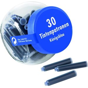 Pelikan Ersatzpatronen + Tintenfass, Tintenpatrone im Glas Königsblau (Blau, 30 Stk.) Pelikan Ersatzpatronen + Tintenfass, Tintenpatrone im Glas Königsblau (Blau, 30 Stk.)