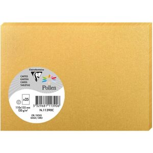 Clairefontaine, Briefumschlag, Packung mit Karten (C6, 25x) Clairefontaine, Briefumschlag, Packung mit Karten (C6, 25x)