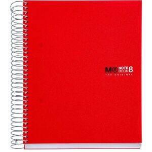 Miquelrius, Heft + Block, Notizbuch 8 A5 200 HOR.PP RED (A5, Harter Einband) Miquelrius, Heft + Block, Notizbuch 8 A5 200 HOR.PP RED (A5, Harter Einband)