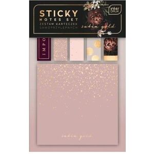 Interdruk, Haftnotiz, Ein Satz Haftnotizen aus der Satin-Gold-Mischung (100 x 45 mm) Interdruk, Haftnotiz, Ein Satz Haftnotizen aus der Satin-Gold-Mischung (100 x 45 mm)