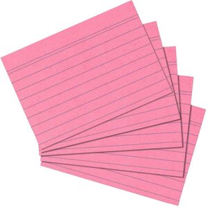 Herlitz, Karteikarten, Karteikarten A6 rot liniert (A6, 100x, 170 g/m²) Herlitz, Karteikarten, Karteikarten A6 rot liniert (A6, 100x, 170 g/m²)