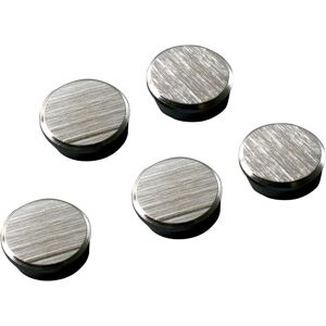 Franken, Magnet, Magnet rund mit Chromkappe extra stark (5x) Franken, Magnet, Magnet rund mit Chromkappe extra stark (5x)