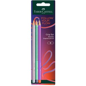 Faber-Castell, Bleistift, Bleistift Grip Flow Edition, B, sortiert.3 Bleistifte auf Blisterkarte (B, 3x) Faber-Castell, Bleistift, Bleistift Grip Flow Edition, B, sortiert.3 Bleistifte auf Blisterkarte (B, 3x)