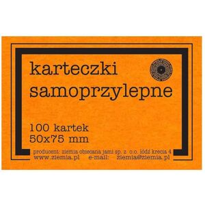 Ziemia Obiecana, Haftnotiz, Fluo selbstklebende Notizzettel 50x75mm 100K Orange. (75 x 50 mm) Ziemia Obiecana, Haftnotiz, Fluo selbstklebende Notizzettel 50x75mm 100K Orange. (75 x 50 mm)