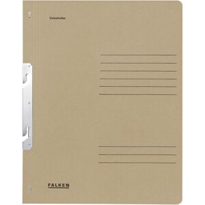 Falken, Mappe, Einhakhefter DIN A4 250g/m² Manilakarton grau (A4, 50x) Falken, Mappe, Einhakhefter DIN A4 250g/m² Manilakarton grau (A4, 50x)