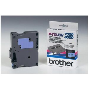 Brother Beschriftungsband, Band, laminiert schwarz/blau TX-531 PT-8000 12 mm (1.20 cm, Blau, Schwarz) Brother Beschriftungsband, Band, laminiert schwarz/blau TX-531 PT-8000 12 mm (1.20 cm, Blau, Schwarz)