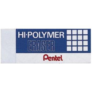 Pentel, Korrekturmittel, Radierer Hi-Polymer ZEH10ST weiss 65x24,5x12,5mm Pentel, Korrekturmittel, Radierer Hi-Polymer ZEH10ST weiss 65x24,5x12,5mm