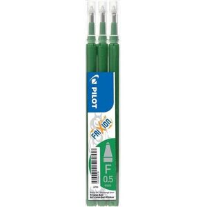 Pilot, Ersatzpatronen + Tintenfass, FriXion Refill Set à 3 (Grün, 0.25 mm, 3 Stk.) Pilot, Ersatzpatronen + Tintenfass, FriXion Refill Set à 3 (Grün, 0.25 mm, 3 Stk.)