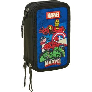 Marvel, Etui, Allzwecktasche The Avengers Blau Schwarz 12,5 x 19,5 x 5,5 cm 37 Stücke Marvel, Etui, Allzwecktasche The Avengers Blau Schwarz 12,5 x 19,5 x 5,5 cm 37 Stücke