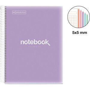 Miquelrius, Heft + Block, Notizbuch 5 A4 120 SQU 90G PP EMOTIONS LAVEN MR (A4, Gepunktet, Weicher Einband) Miquelrius, Heft + Block, Notizbuch 5 A4 120 SQU 90G PP EMOTIONS LAVEN MR (A4, Gepunktet, Weicher Einband)