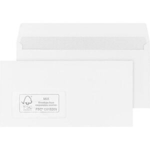 Mailmedia, Briefumschlag, Haftklebeumschläge weiss, Ausführung: DIN lang (110 x 220 mm, 500x) Mailmedia, Briefumschlag, Haftklebeumschläge weiss, Ausführung: DIN lang (110 x 220 mm, 500x)