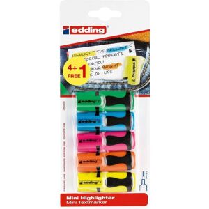 Edding, Marker, Mini Highlighter (5x) Edding, Marker, Mini Highlighter (5x)
