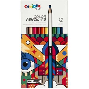 Carioca, Malstifte, Farbstift 4.0 Plus E-12 (12x) Carioca, Malstifte, Farbstift 4.0 Plus E-12 (12x)