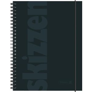 Brunnen, Heft + Block, Sketchbook A5 Schwarz (A5, Blanko, Harter Einband) Brunnen, Heft + Block, Sketchbook A5 Schwarz (A5, Blanko, Harter Einband)
