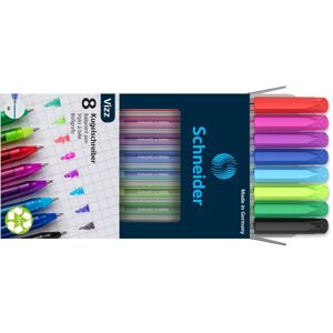 Schneider, Schreibstifte, Kugelschreiber Vizz 8 Farben im Etui (8x) Schneider, Schreibstifte, Kugelschreiber Vizz 8 Farben im Etui (8x)