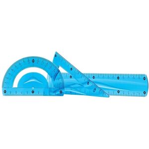 Tetis, Lineal, Blaues geometrisches Set BL010-NK Tetis, Lineal, Blaues geometrisches Set BL010-NK