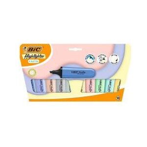 Bic, Marker, Flache Pastell-Textmarker, 10 Stück (10x) Bic, Marker, Flache Pastell-Textmarker, 10 Stück (10x)
