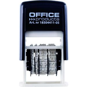 Office Products, Stempel, Selbstfärbender datumstempel, mit tinte, digital, tt-mm-rrr, schwarz Office Products, Stempel, Selbstfärbender datumstempel, mit tinte, digital, tt-mm-rrr, schwarz