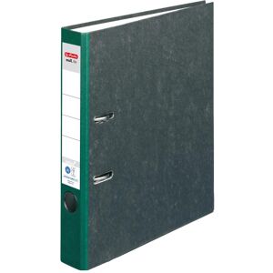 Herlitz, Ordner, Recycling-Ordner, Rückenbreite: 50 mm, grüner Rücken, mit schwarzem Wolkenmarmorpapier-Überzug, inne (A4, 50 mm, 1 Stk.) Herlitz, Ordner, Recycling-Ordner, Rückenbreite: 50 mm, grüner Rücken, mit schwarzem Wolkenmarmorpapier-Überzug, inne (A4, 50 mm, 1 Stk.)