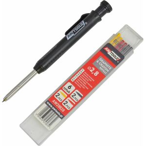 Awtools, Bleistift, OŁÓWEK AUTOMATYCZNY + WKŁADY 6szt. (6x) Awtools, Bleistift, OŁÓWEK AUTOMATYCZNY + WKŁADY 6szt. (6x)