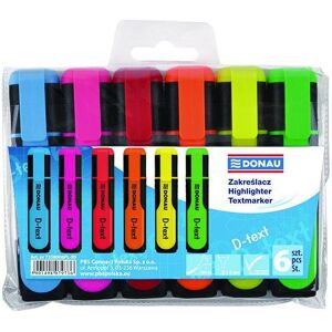 Donau, Marker, Textmarker d-text, 1-5mm (strich), 4er-pack, farbig sortiert (4x) Donau, Marker, Textmarker d-text, 1-5mm (strich), 4er-pack, farbig sortiert (4x)