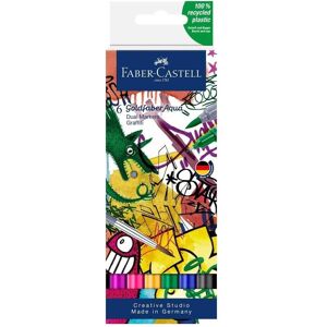 Faber-Castell, Marker, Faber.C.Goldfaber Aqua Dual Marker 6er, Graffiti (6x) Faber-Castell, Marker, Faber.C.Goldfaber Aqua Dual Marker 6er, Graffiti (6x)