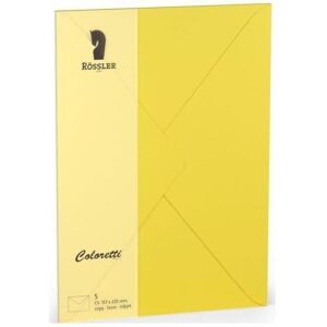Magni, Briefumschlag, 220711543 - Coloretti Briefumschläge, 80 g/m², DIN C5, goldgelb, 5 Stück (C5, 5x) Magni, Briefumschlag, 220711543 - Coloretti Briefumschläge, 80 g/m², DIN C5, goldgelb, 5 Stück (C5, 5x)