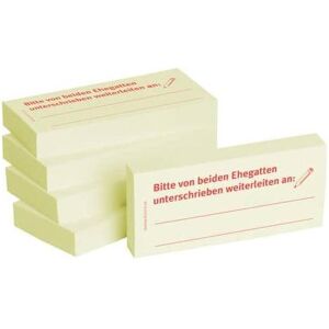 Bizstix, Haftnotiz, Notiz "Bitte von beiden Ehegatten unterschrieben weiterleiten an" (35 x 75 mm) Bizstix, Haftnotiz, Notiz "Bitte von beiden Ehegatten unterschrieben weiterleiten an" (35 x 75 mm)