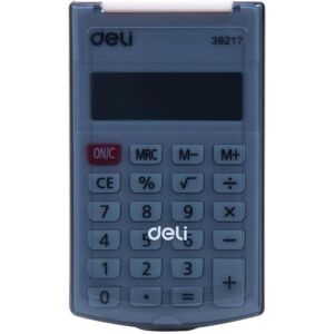 Deli, Taschenrechner, 39217 Black (Batteriebetrieb, Solarenergie) Deli, Taschenrechner, 39217 Black (Batteriebetrieb, Solarenergie)