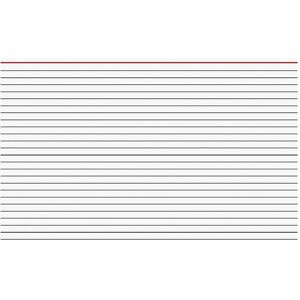 Brunnen, Karteikarten, Karteikarte DIN A4 quer liniert weiss 100 St./Pack. (A4, 180 g/m²) Brunnen, Karteikarten, Karteikarte DIN A4 quer liniert weiss 100 St./Pack. (A4, 180 g/m²)