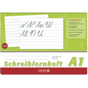 Brunnen, Heft + Block, Schreiblernheft Lineatur A1 liniert DIN A4 quer ohne Rand, 16 Blatt (A4 quer) Brunnen, Heft + Block, Schreiblernheft Lineatur A1 liniert DIN A4 quer ohne Rand, 16 Blatt (A4 quer)