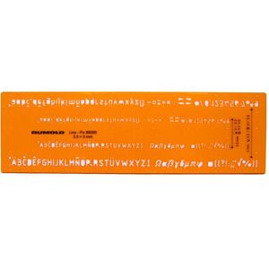 Rumold, Lineal, Fineliner-Schriftschablone 89200 Schrift 3,5 und 5 mm (24.50 cm, Kunststoff) Rumold, Lineal, Fineliner-Schriftschablone 89200 Schrift 3,5 und 5 mm (24.50 cm, Kunststoff)