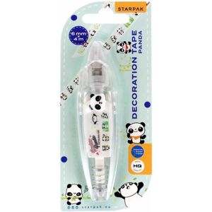 Starpak, Washi Tape, Dekoband Panda, 6mmx4m Starpak, Washi Tape, Dekoband Panda, 6mmx4m