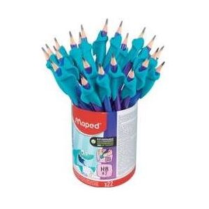 Maped, Bleistift, Bleistift mit Schreibhilfe KIDY learn, 22er Köcher HB, Minenstärke: 2,2 mm, dreieckig, bruchfeste G (2.20 mm, HB, 22x) Maped, Bleistift, Bleistift mit Schreibhilfe KIDY learn, 22er Köcher HB, Minenstärke: 2,2 mm, dreieckig, bruchfeste G (2.20 mm, HB, 22x)
