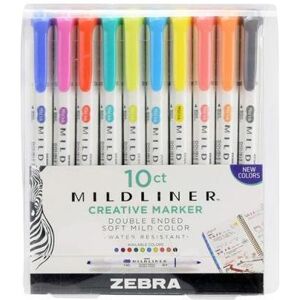 Zebra, Marker, Mildliner Creative (10x) Zebra, Marker, Mildliner Creative (10x)