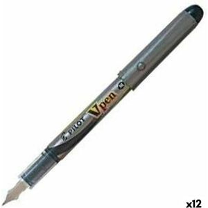 Pilot, Schreibstifte, V-Pen, SVP-4M Füllfederhalter Schwarz (12x) Pilot, Schreibstifte, V-Pen, SVP-4M Füllfederhalter Schwarz (12x)