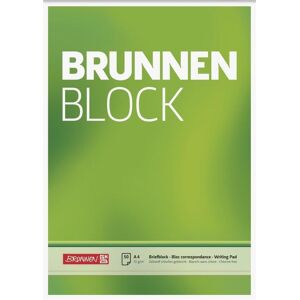 Brunnen, Heft + Block, 10 Briefblöcke DIN A4 blanko (A4, Blanko, Weicher Einband) Brunnen, Heft + Block, 10 Briefblöcke DIN A4 blanko (A4, Blanko, Weicher Einband)