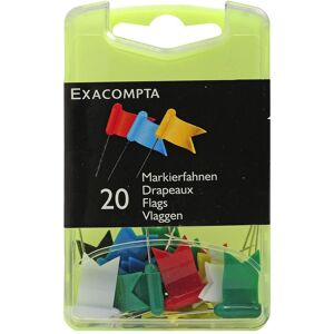 Exacompta, Nägel, Markierfahnen, multicolor (20 Stk., 16 mm) Exacompta, Nägel, Markierfahnen, multicolor (20 Stk., 16 mm)