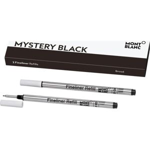 Montblanc, Ersatzpatronen + Tintenfass, Minen Finliner B 128247 mystery black 2 Stück (Schwarz, 0.60 mm, 2 Stk.) Montblanc, Ersatzpatronen + Tintenfass, Minen Finliner B 128247 mystery black 2 Stück (Schwarz, 0.60 mm, 2 Stk.)