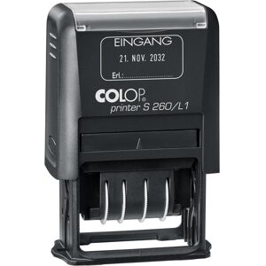 Colop, Stempel, Datumstempel mit Text "Eingang" Printer S 260/L1 N selbstfärbend blau, rot blau/rot ohne Logo Colop, Stempel, Datumstempel mit Text "Eingang" Printer S 260/L1 N selbstfärbend blau, rot blau/rot ohne Logo
