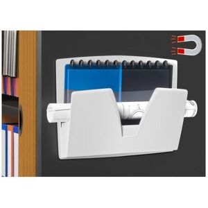 Cep, Prospektständer, Wandprospekthalter, magnetisch, DIN A4, 1 Fach, grau (A4) Cep, Prospektständer, Wandprospekthalter, magnetisch, DIN A4, 1 Fach, grau (A4)