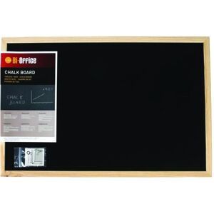 Bi-Office, Pinnwand, Kreidetafel, Naturholz, schwarz, 600 x 400 mm (40 x 40 cm) Bi-Office, Pinnwand, Kreidetafel, Naturholz, schwarz, 600 x 400 mm (40 x 40 cm)