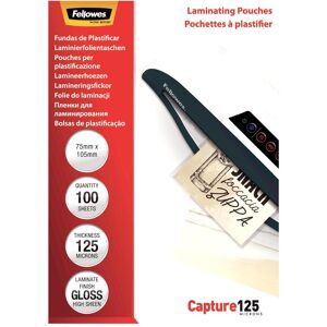 Fellowes Laminierfolie, Capture 125, 75x105mm (ID-Kartenformat, 100 Stk., 125 µm) Fellowes Laminierfolie, Capture 125, 75x105mm (ID-Kartenformat, 100 Stk., 125 µm)