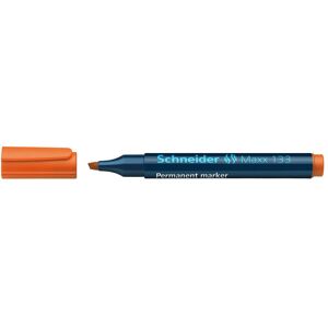 Schneider, Marker, Permanentmarker Maxx 133, 1+4 mm, orange (1x) Schneider, Marker, Permanentmarker Maxx 133, 1+4 mm, orange (1x)