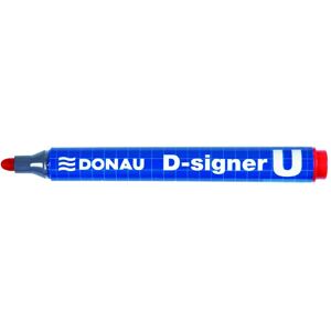 Donau, Marker, Permanentmarker d-signer u, rund, 2-4mm (strich), rot Donau, Marker, Permanentmarker d-signer u, rund, 2-4mm (strich), rot