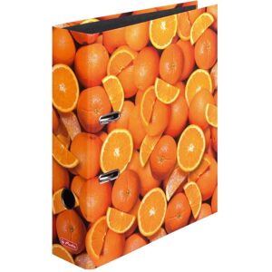 Herlitz, Ordner, Motivordner maX.file Orangen, A4, Rückenbr: 80 mm Schlitzordner, Einband veredelt mit Glanzfolie, sc (A4, 80 mm, 1 Stk.) Herlitz, Ordner, Motivordner maX.file Orangen, A4, Rückenbr: 80 mm Schlitzordner, Einband veredelt mit Glanzfolie, sc (A4, 80 mm, 1 Stk.)