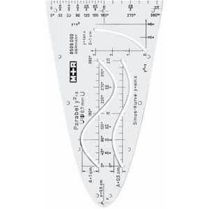Möbius + Ruppert, Lineal, Parabel (Kunststoff) Möbius + Ruppert, Lineal, Parabel (Kunststoff)