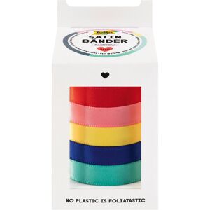 Folia, Geschenkverpackung, Satinbänder Rainbow (5x) Folia, Geschenkverpackung, Satinbänder Rainbow (5x)